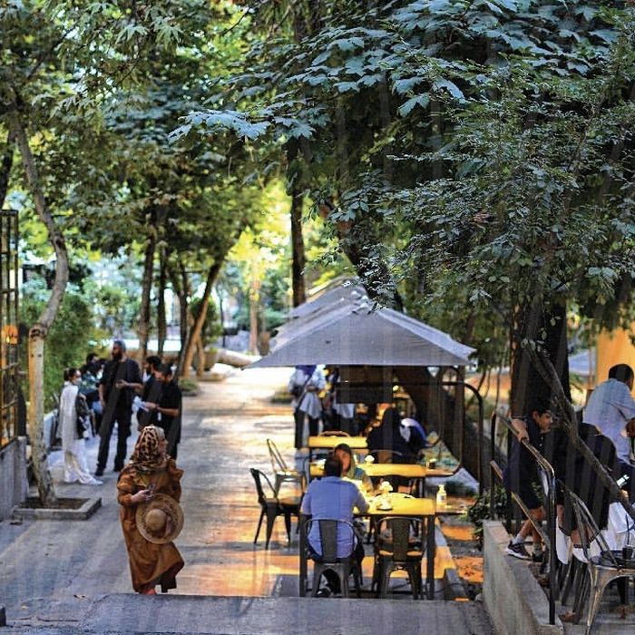 کافه گالری ریشه 29 (فضای باز) تهران (1)